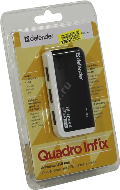 Defender quadro. Концентратор Defender Quadro Infix USB2.0, 4 порта. USB-хаб Defender Quadro Infix. Defender Quadro Infix (83504). USB-концентратор Defender Quadro Infix (83504), разъемов: 4.